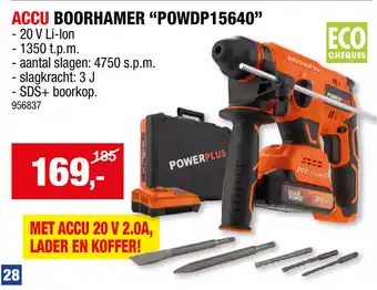 Hubo ACCU BOORHAMER "POWDP15640" aanbieding