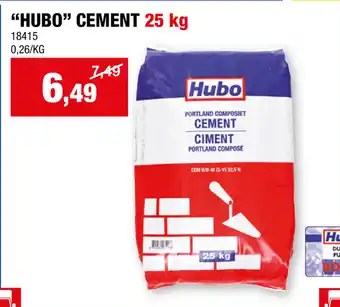 Hubo "HUBO" CEMENT 25 kg aanbieding