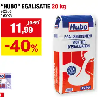 Hubo "HUBO" EGALISATIE 20 kg aanbieding