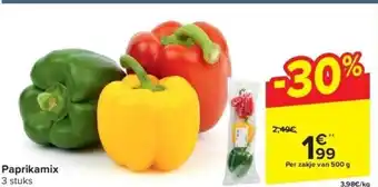 Carrefour Paprikamix aanbieding