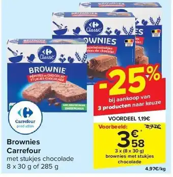 Carrefour Brownies carrefour aanbieding