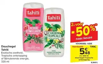 Carrefour Douchegel tahiti aanbieding