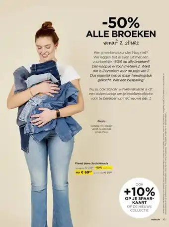 Molecule Flared jeans scotch&soda aanbieding