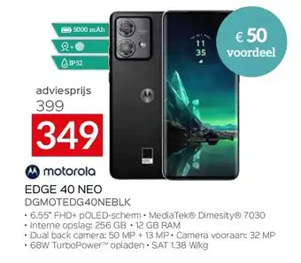 Selexion Edge 40 neo dgmotedg40neblk aanbieding