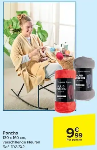 Carrefour Poncho aanbieding