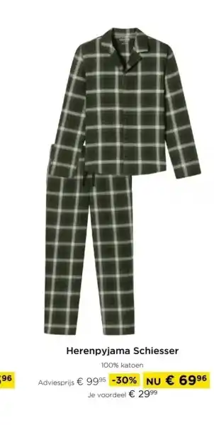 Molecule Herenpyjama schiesser aanbieding