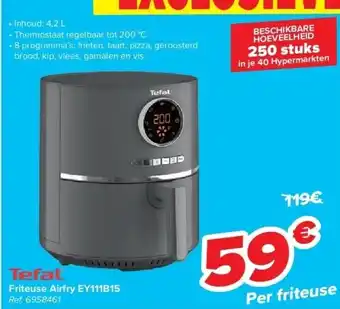Carrefour Friteuse airfry ey111b15 aanbieding