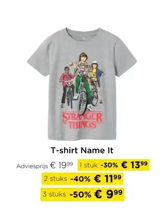 Molecule T-shirt name it aanbieding