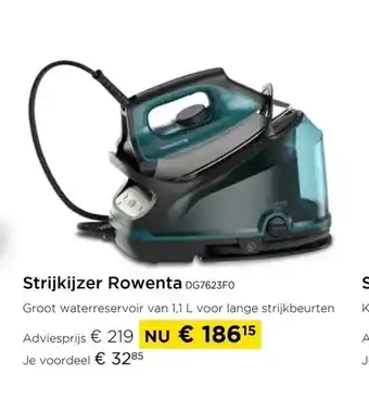 Molecule Strijkijzer rowenta paraaro aanbieding