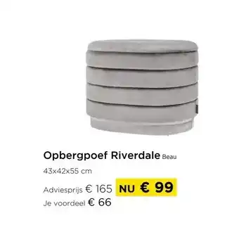 Molecule Opbergpoef riverdale beau aanbieding