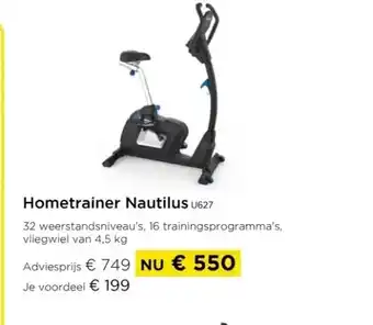 Molecule Hometrainer nautilus u627 aanbieding