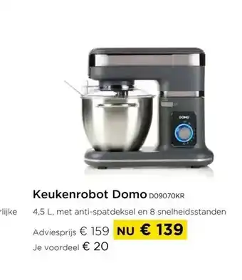 Molecule Keukenrobot domo d09070kr aanbieding