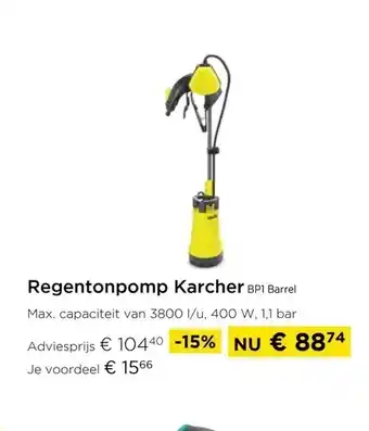 Molecule Regentonpomp karcher bp1 barrel aanbieding