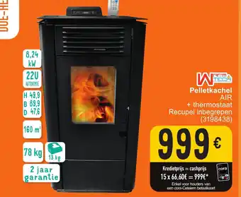 WarmTech Pelletkachel AIR
