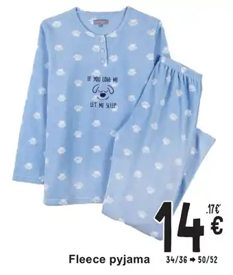 Cora Fleece pyjama aanbieding