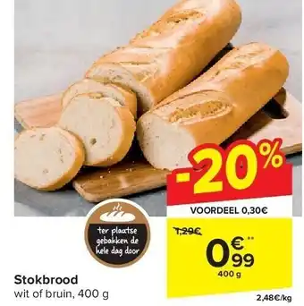 Carrefour Stokbrood aanbieding