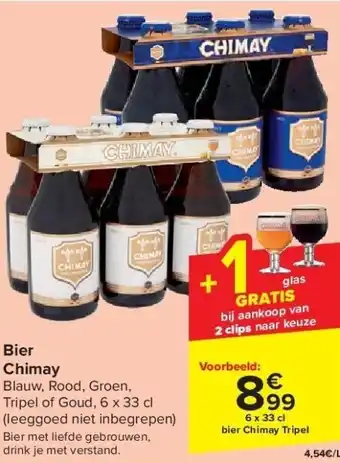 Carrefour Bier chimay aanbieding