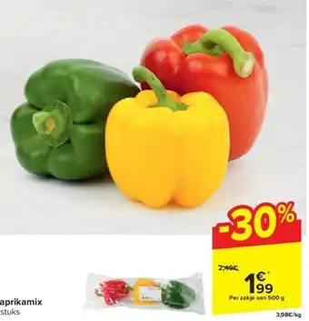 Carrefour Paprikamix aanbieding