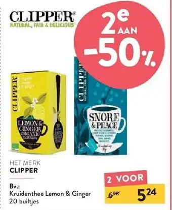 CLIPPER Kruidenthee Lemon & Ginger