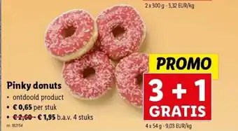 Lidl Pinky donuts aanbieding