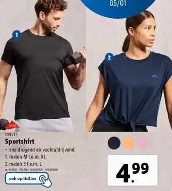 Lidl Sportshirt aanbieding