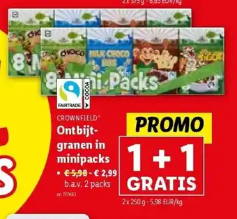 Lidl Ontbijtgranen in minipacks aanbieding