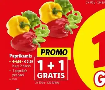 Lidl Paprikamix aanbieding