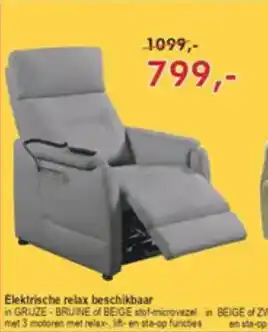 Elektrische relax beschikbaar