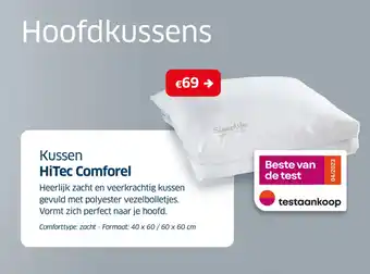 Sleeplife Kussen HiTec Comforel aanbieding
