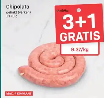 Buurtslagers Chipolata aanbieding