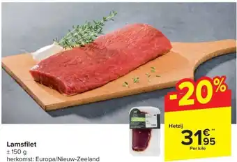 Carrefour Market Lamsfilet aanbieding