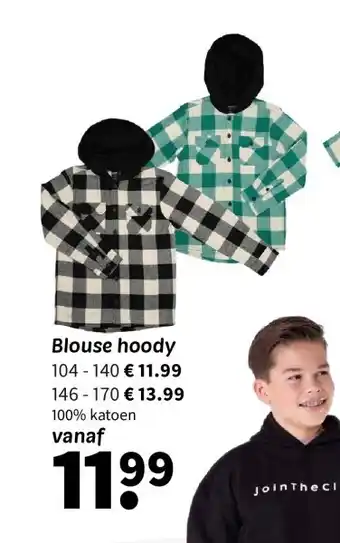 Wibra Blouse hoody aanbieding