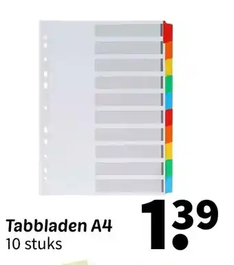 Wibra Tabbladen a4 aanbieding