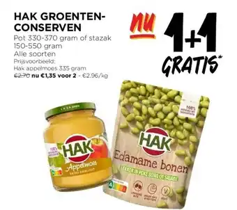 Jumbo Hak groentenconserven aanbieding