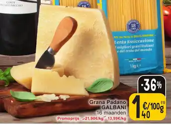 Cora Galbani Grana Padano 100g aanbieding