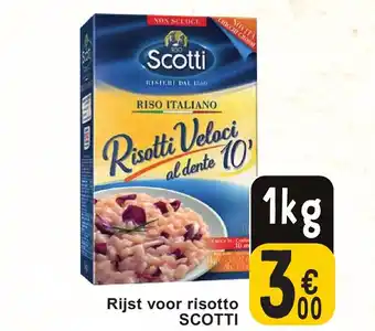 Cora Scotti Rijst voor risotto 1kg aanbieding