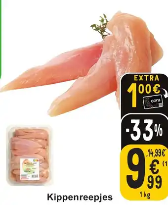 Cora Kippenreepjes 1 kg aanbieding