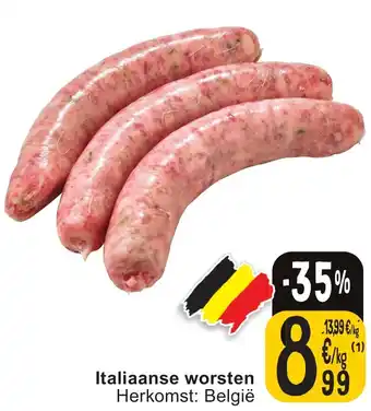 Cora Italiaanse worsten aanbieding