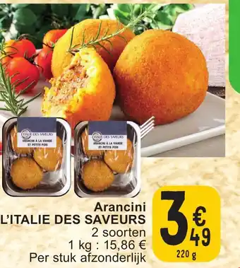 Cora Arancini L'ITALIE DES SAVEURS 220g aanbieding