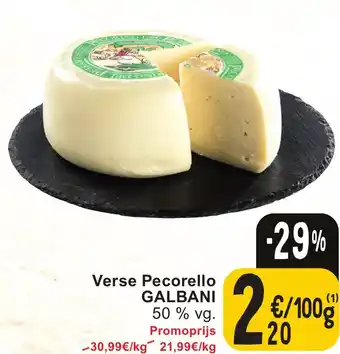 Cora GALBANI Verse Pecorello 50% vg 100g aanbieding