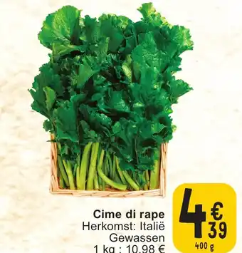 Cora Cime di rape 400g aanbieding