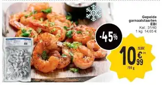 Cora Gepelde garnaalstaarten ebi aanbieding