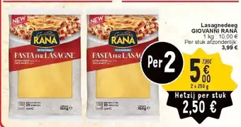 Cora Lasagnedeeg giovanni rana aanbieding