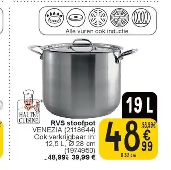 Cora Rvs stoofpot aanbieding