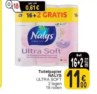 Cora Toiletpapier nalys aanbieding