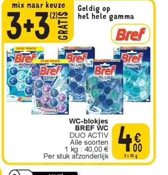 Cora Wc-blokje s bref wc aanbieding