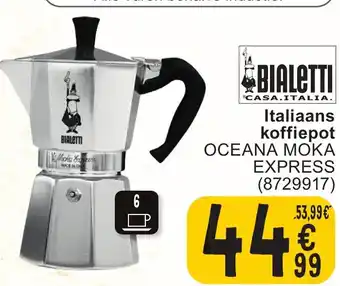 Cora BIALETTI CASA.ITALIA. Italiaans koffiepot OCEANA MOKA EXPRESS (8729917) aanbieding