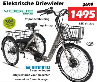 iTEK Elektrische Driewieler aanbieding