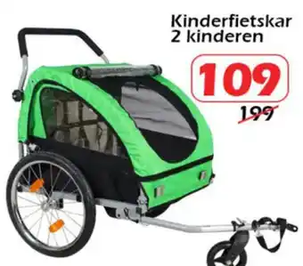 iTEK Kinderfietskar 2 kinderen aanbieding