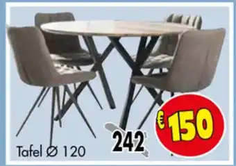 Budget Meubelen Tafel aanbieding